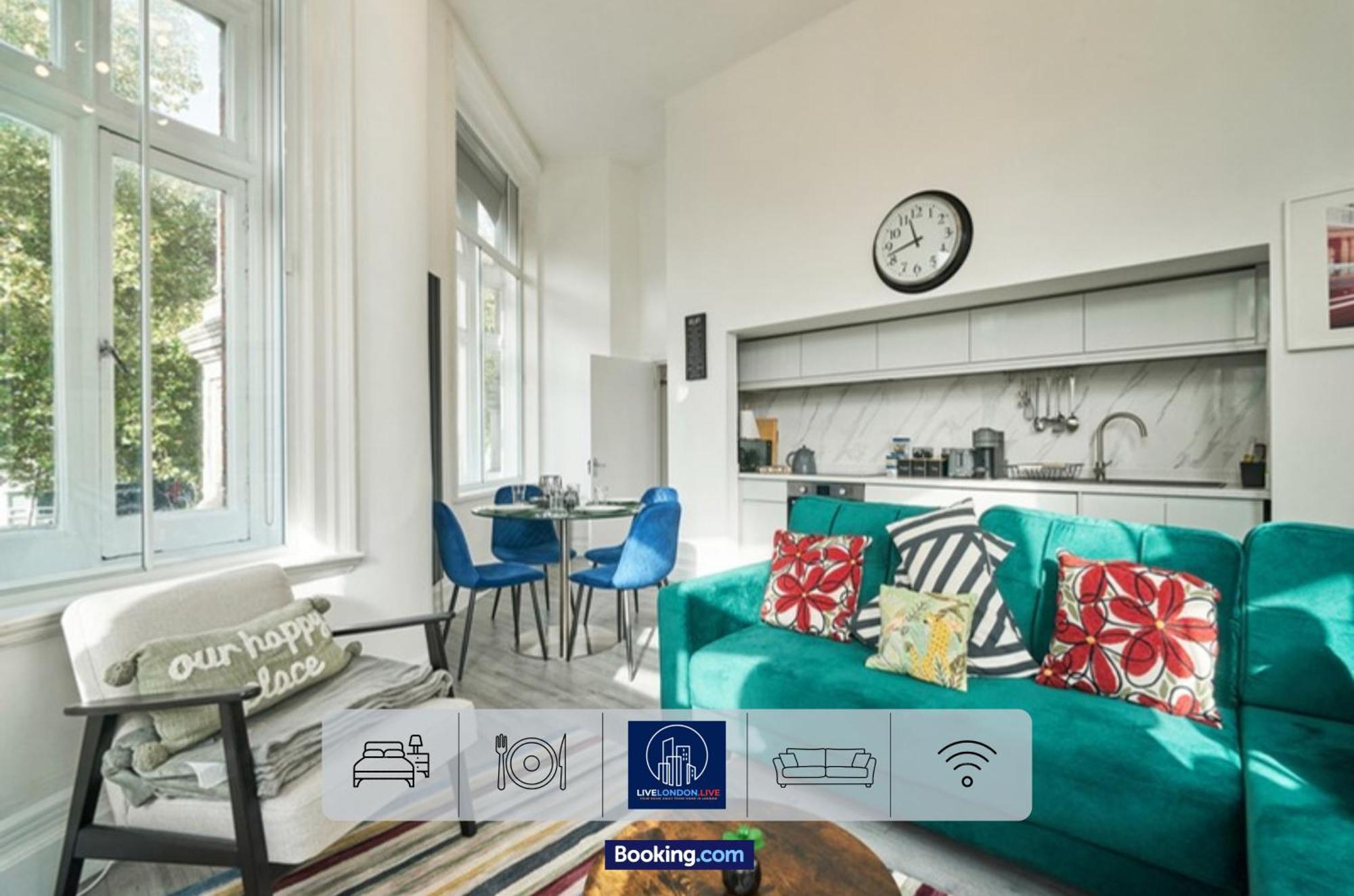Last-Minute Specials L Sleeps Up To 4 Guests L One-Bedroom Apartment With King Bed And High Ceilings Near Camden By Live London Short Lets & Serviced Accommodation Ngoại thất bức ảnh