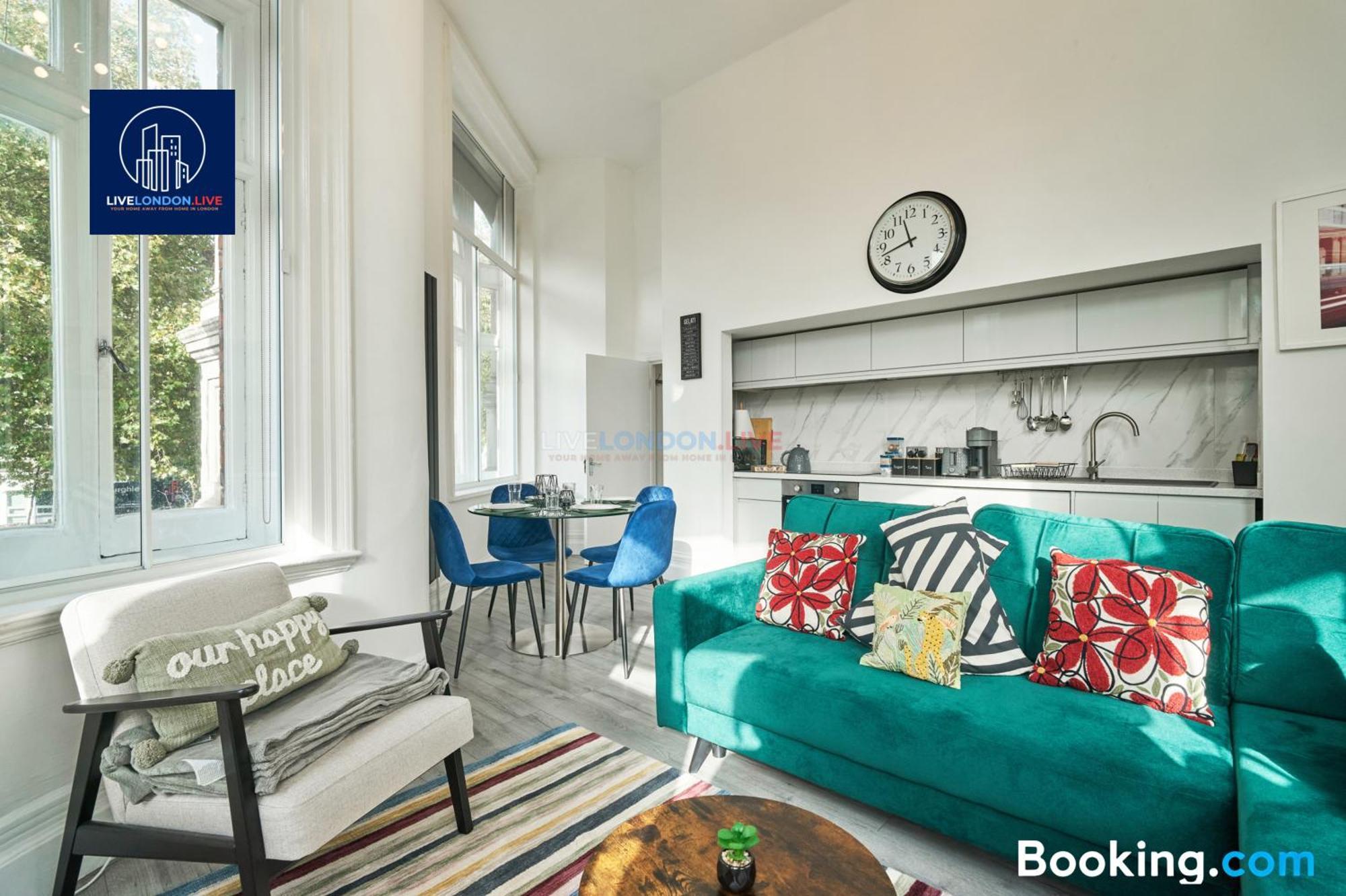 Last-Minute Specials L Sleeps Up To 4 Guests L One-Bedroom Apartment With King Bed And High Ceilings Near Camden By Live London Short Lets & Serviced Accommodation Ngoại thất bức ảnh