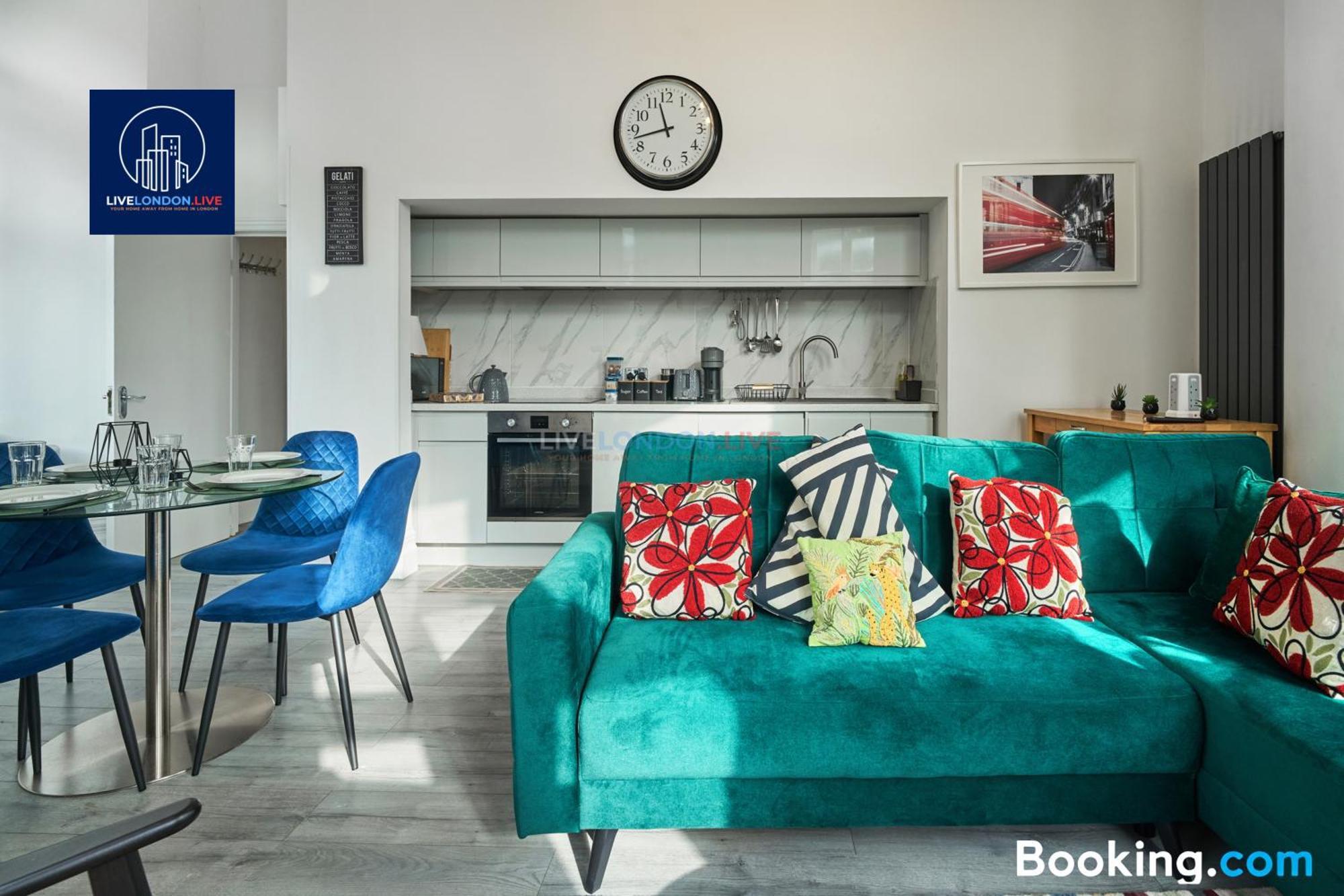 Last-Minute Specials L Sleeps Up To 4 Guests L One-Bedroom Apartment With King Bed And High Ceilings Near Camden By Live London Short Lets & Serviced Accommodation Ngoại thất bức ảnh