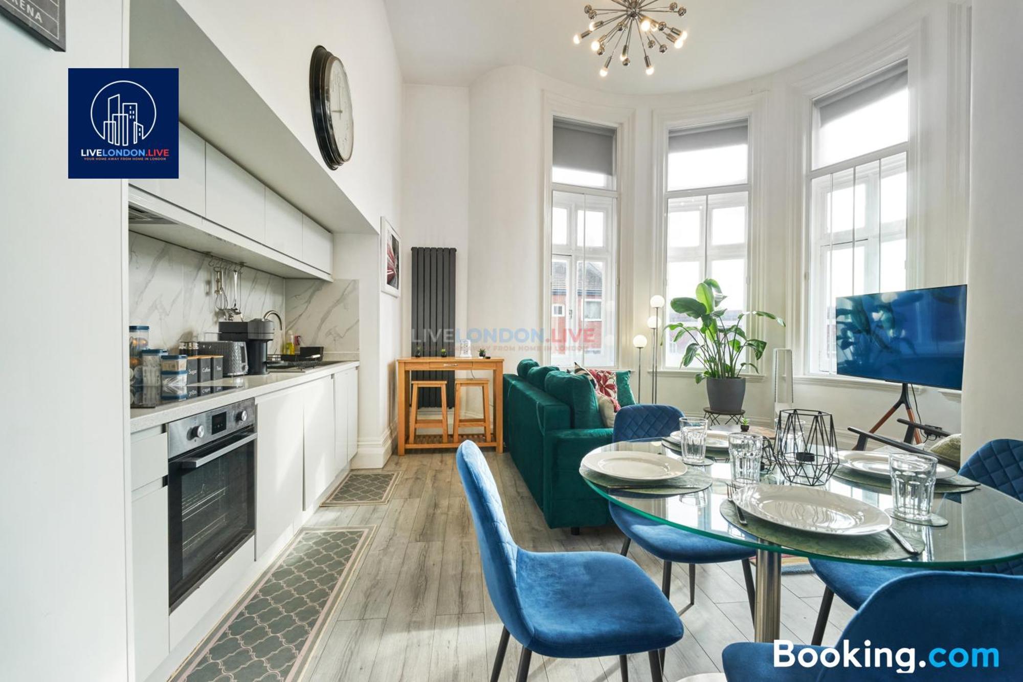 Last-Minute Specials L Sleeps Up To 4 Guests L One-Bedroom Apartment With King Bed And High Ceilings Near Camden By Live London Short Lets & Serviced Accommodation Ngoại thất bức ảnh
